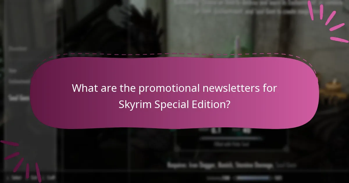 How to claim promotions for Skyrim Special Edition?